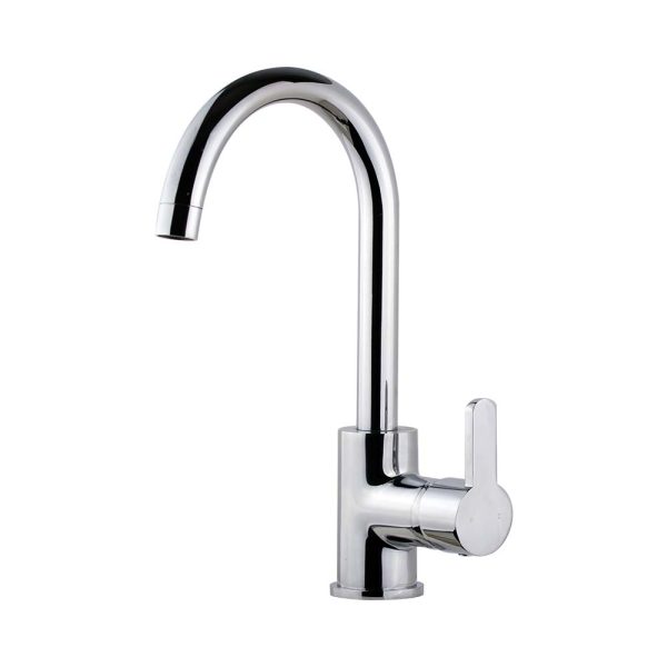 MAGNOLIA GOOSENECK SINK MIXER CHROME LEAD FREE