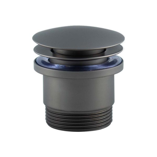 UNIVERSAL DOME POP UP WASTE GUN METAL