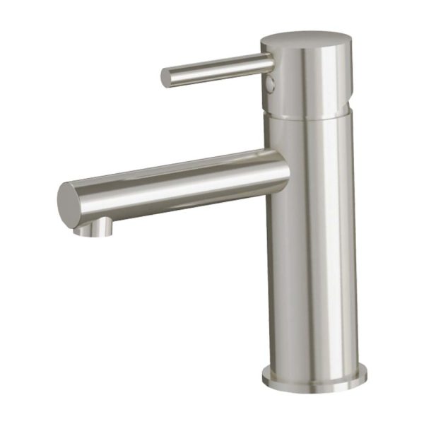 SHEA BASIN MIXER BRUSHED NICKEL LEAD FREE