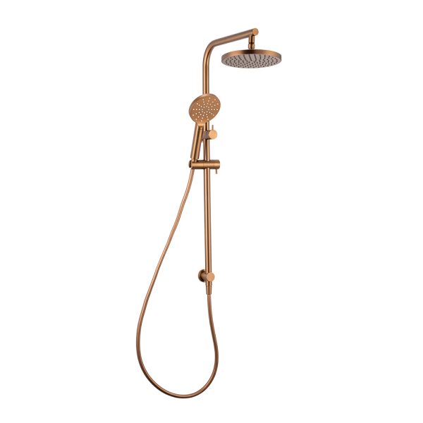MATCHA TWIN SHOWER BRUSHED BRONZE