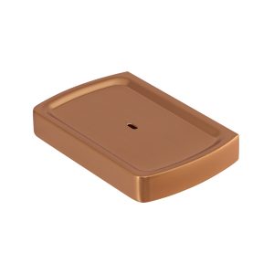 SANDALWOOD SOAP DISH BRUSHED BRONZE