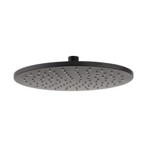 MATCHA BRASS SHOWER HEAD 300MM MATT BLACK